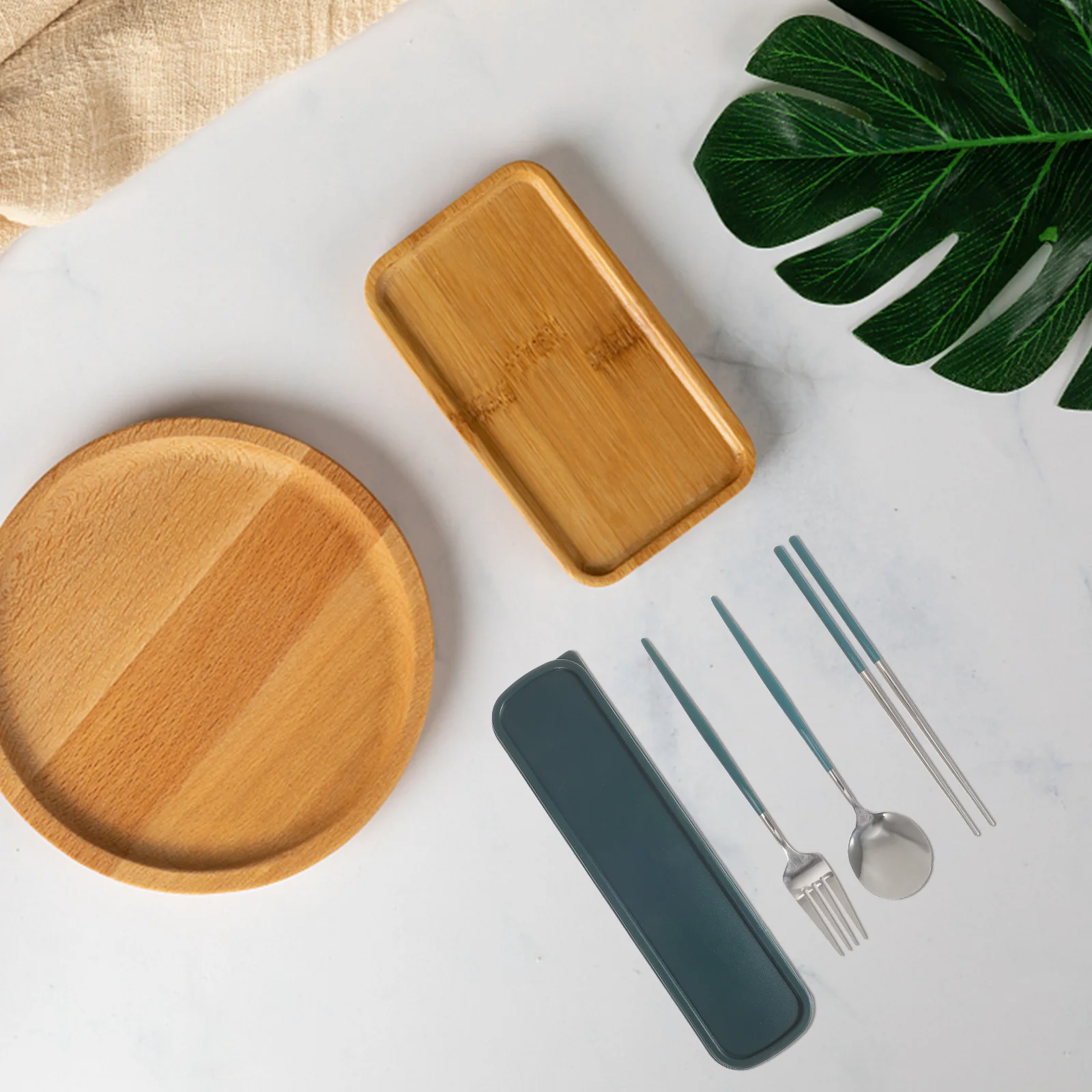 

1Set Outdoor Travel Cutlery Portable Rust-Resistant Multi-Functional Tableware Camping Picnic Kit Outdoor Travel Cutlery