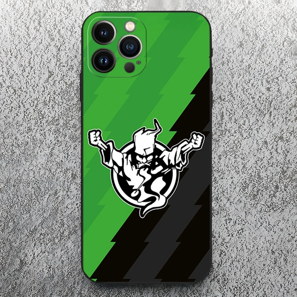 Custodia per telefono World Trend Thunderdome Music Festival per Iphone 17 16 15 14 13 12 11 Pro Max Xr Xs Mini Plus Silicone morbido nero