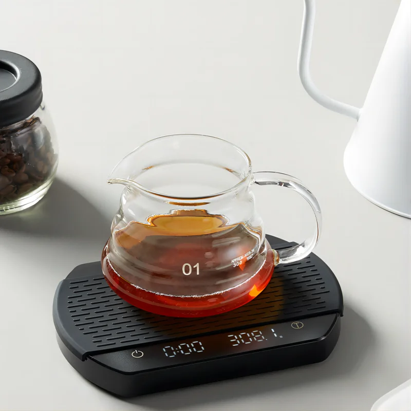 Coffee Scale with Timer 3kg/0.1g High Precision Pour Over Drip Espresso Scale with Back-Lit LED Display kitchen scale