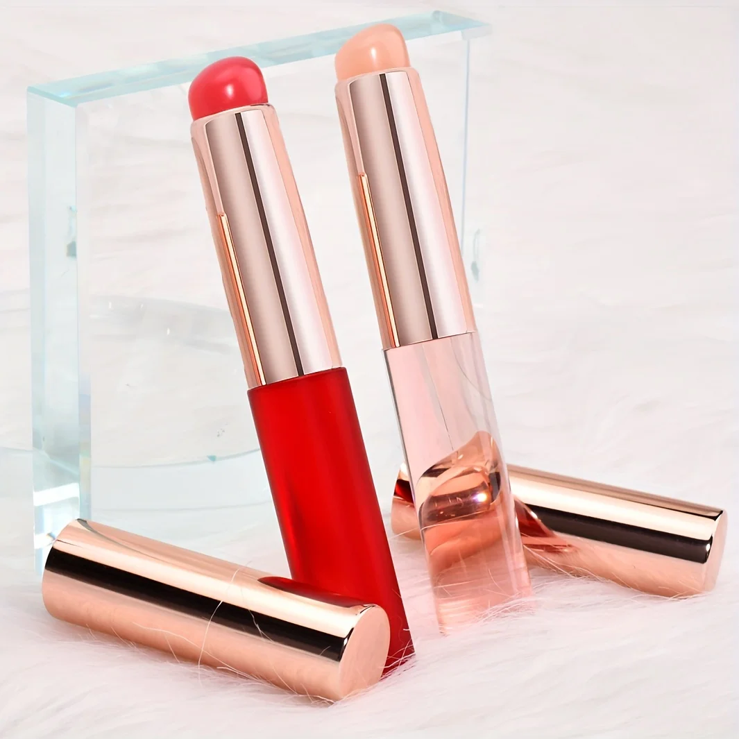 Zachte multifunctionele siliconen lippenborstel - 1-delig met dop, ronde siliconen punt, kan ook worden gebruikt voor het aanbrengen van nagellak