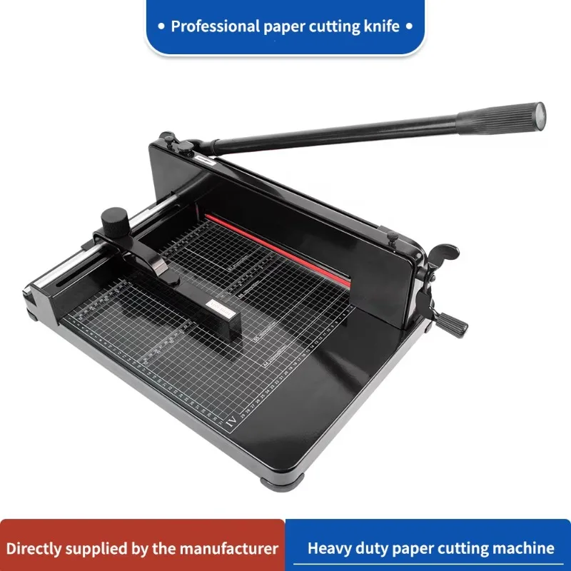 858 قطع الورق اليدوي A4 صور الثقيلة الة قطع الورق المقصلة الورق المتقلب لسطح المكتب سميكة القاطع #3