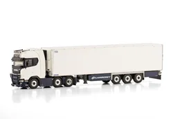 Alloy Model WSI 1:50 Scale Sca-nia CS20H 4X2 Tractor,Refrigerated Cold Chain Transport Container Truck Diecast Toy Model 01-4334