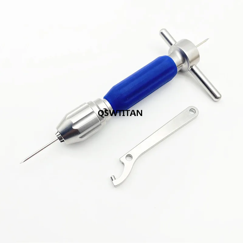 Universal hand drill Chuck handle for intramedullary pin insertion Intramedullary pin self-locking device veterinary instrument