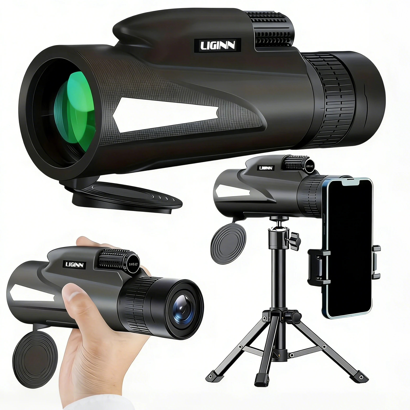 Perspective 10-30x42 Zoom Telescope Astronomical Monocular Camping Equipment