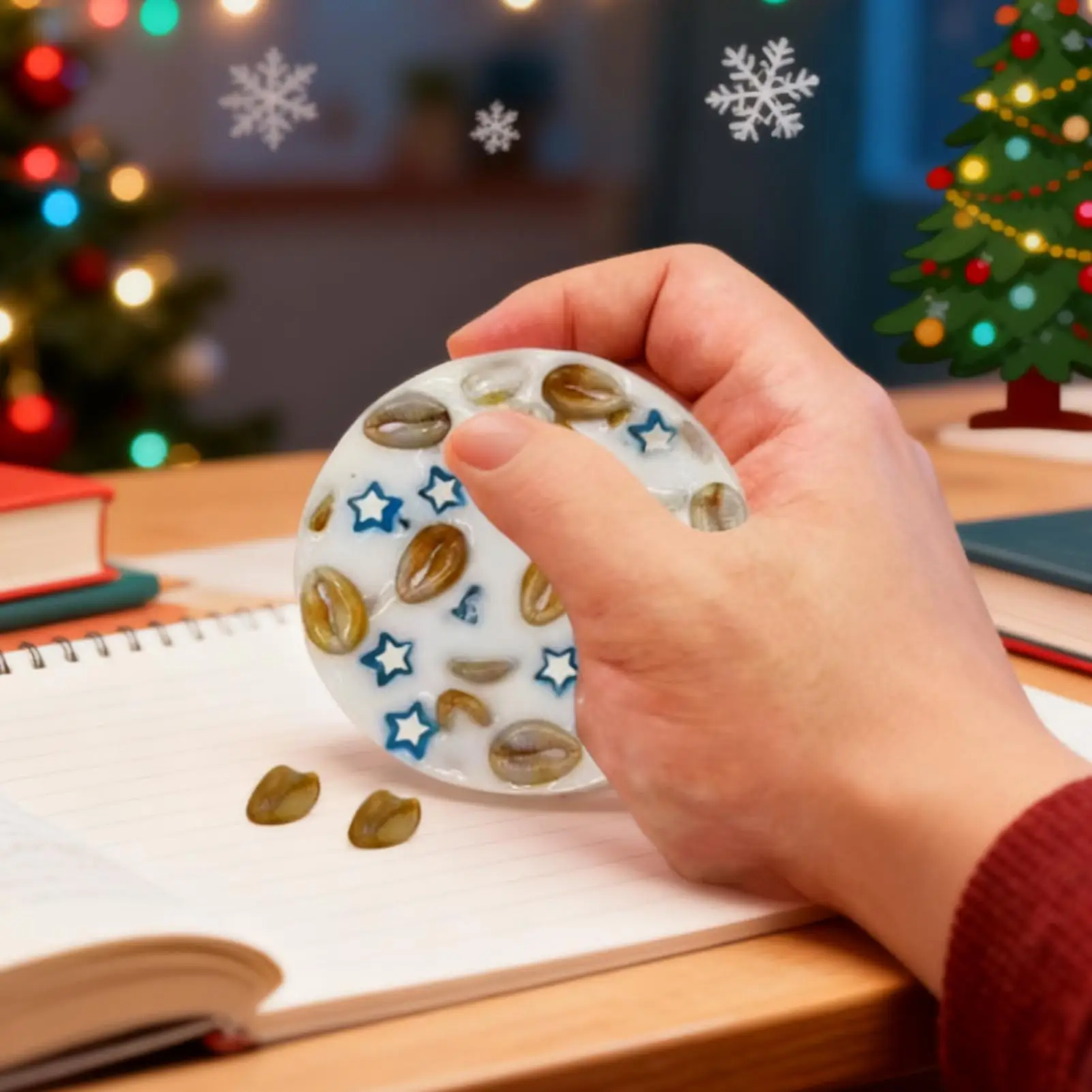 Picky Pad Silicone Pimple Squeeze Game Small Fidget Toys For Adults Kids Teens Students Friends Classroom School Travel