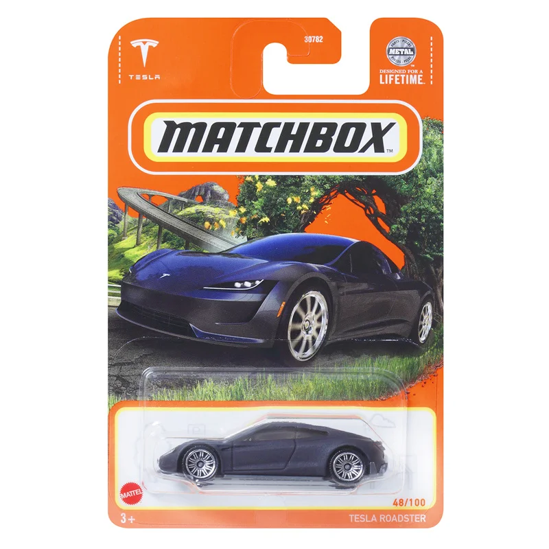 Mattel Matchbox Car Diecast 1/64 Boy Toys Nissan Sentra Freightliner Tesla Roadster Lotus Europa Cadillac Ford Bronco Sport Gift