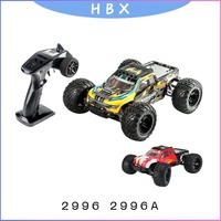 1/10 Scale 4WD RC Truck HBX 2996/2996A, 32-45KM/H 2.4G Brushed/Brushless LED Off-Road Car Toy for Boys and Kids