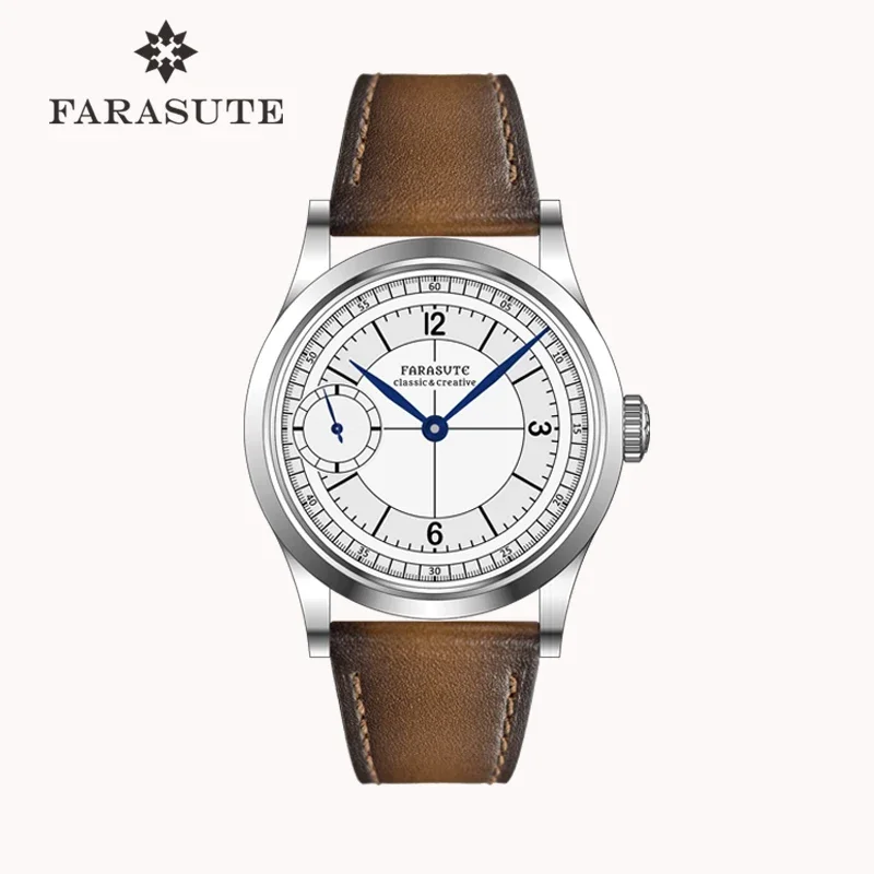 FARASUTE Watch For Men 40mm  Manual ETA6497 Movement Mechanical Luxury  Business 3ATM Waterproof Sapphire Watch Mirror Watch