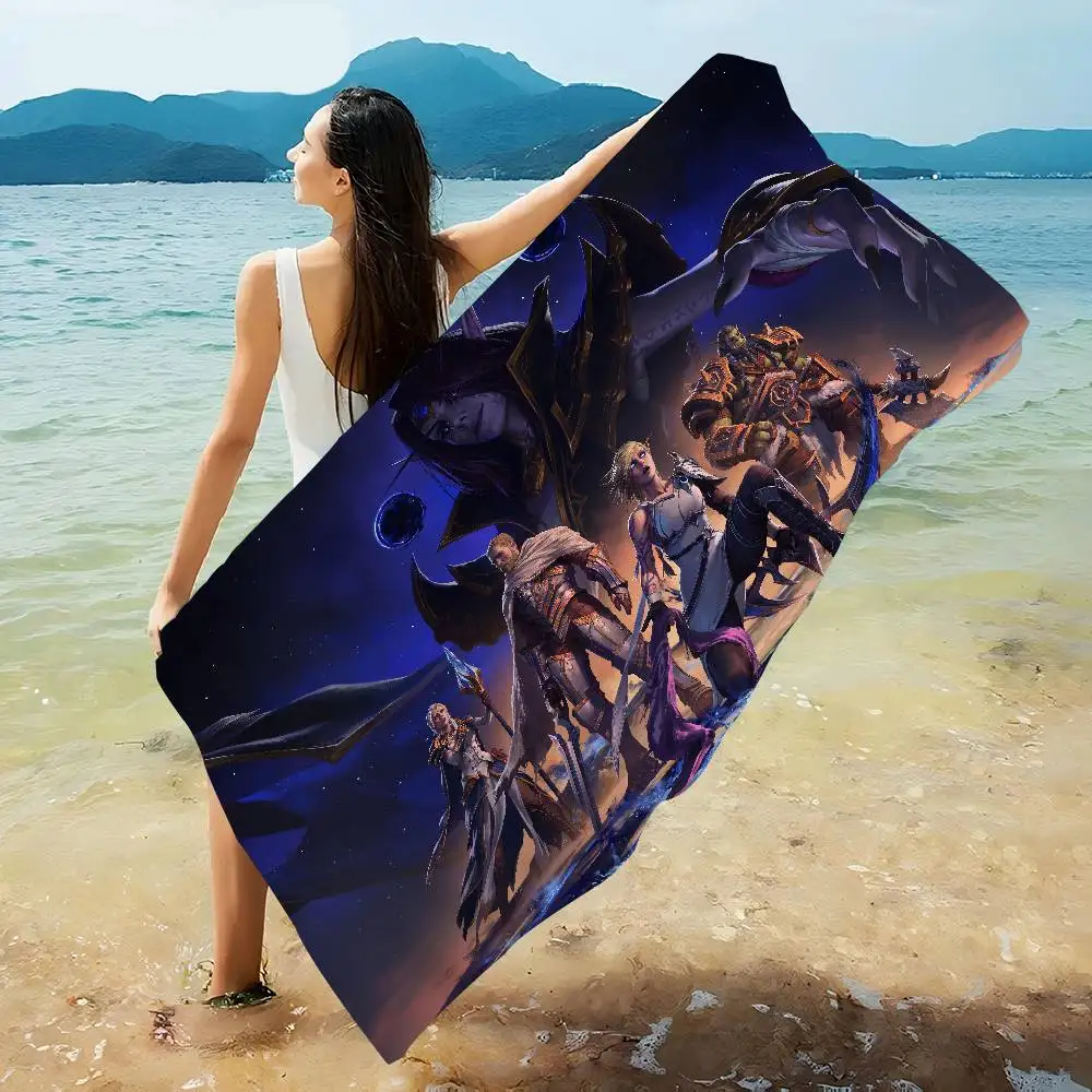 World of Warcraft Game Microfiber Beach Towel Absorbent Quick dry Soft Yoga Swimming Resort Mountain Climbing Towel
