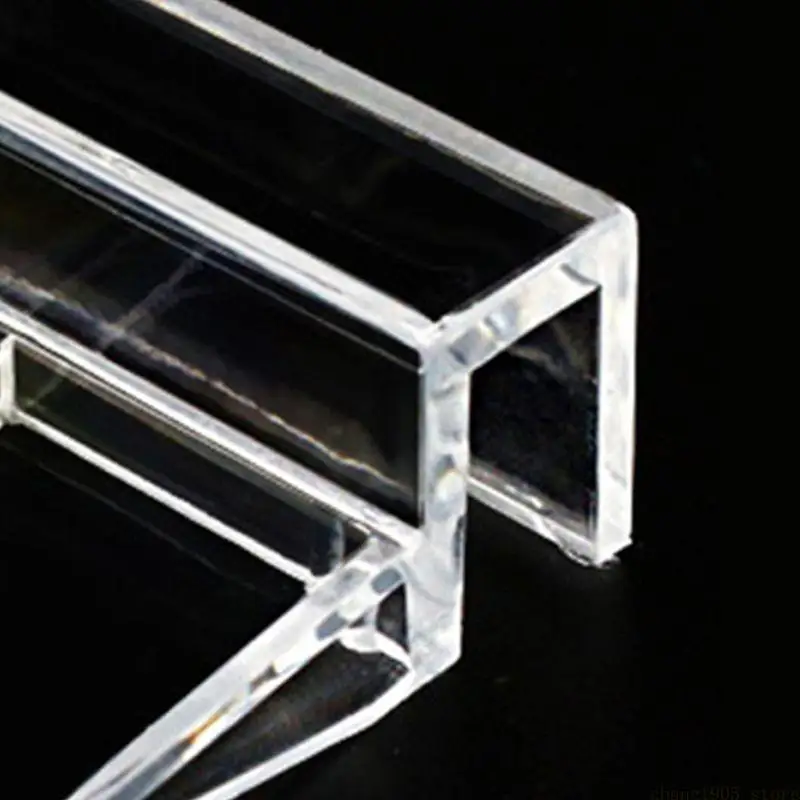 QX2E 10 Pcs Fish for Tank Clear Acrylic Support Aquarium Acrylic Cover Clips 6mm/8mm/