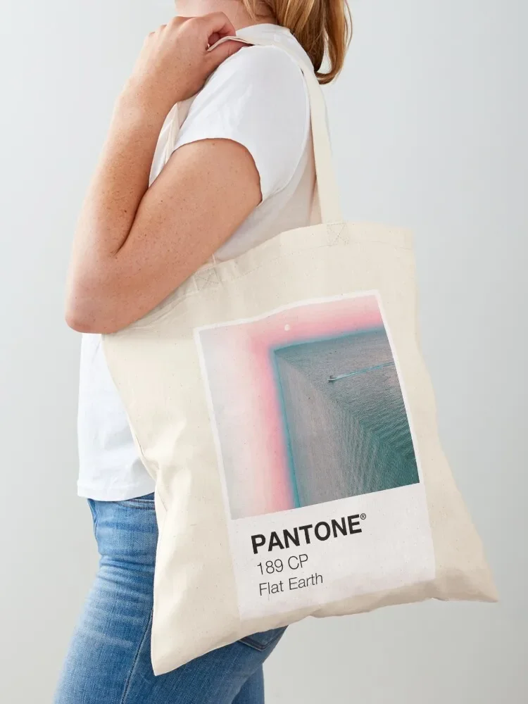 

PANTONE Flat Earth Tote Bag tote bags cloth bags cute pouch bag Handbags women shopping trolley bag