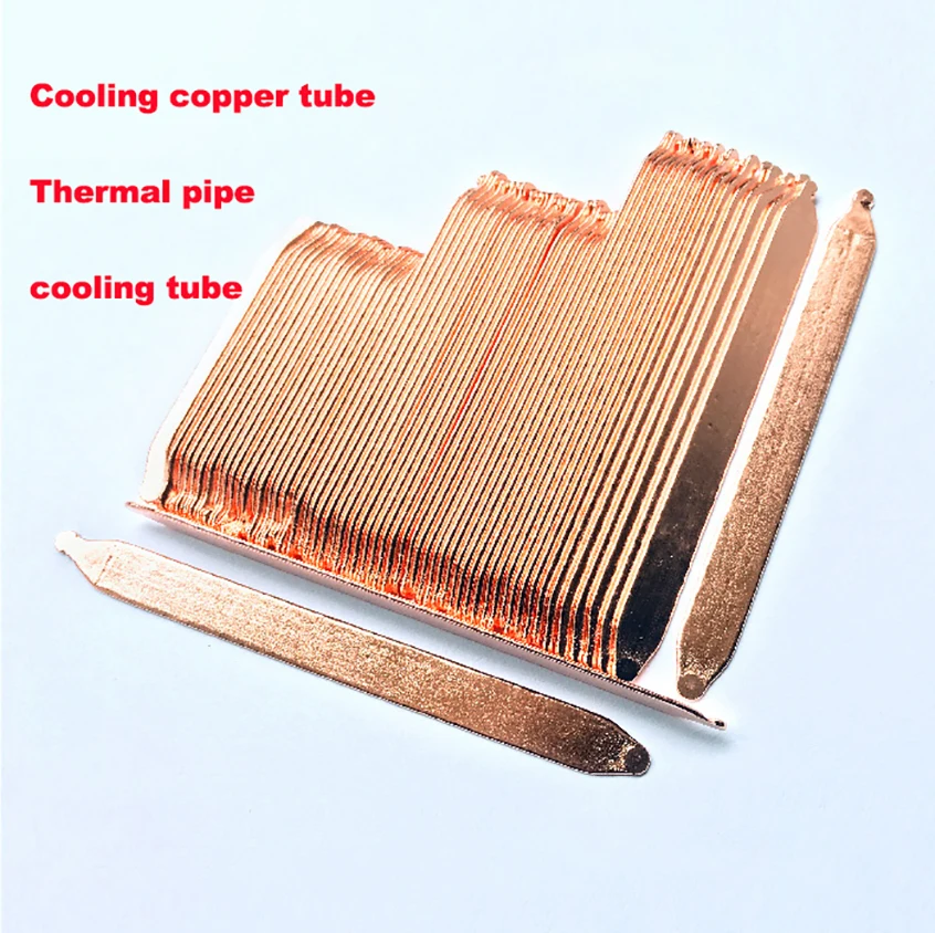 Heat Dissipation Copper Tube CPU/Graphics Card DIY Heat Sink Notebook Copper Tube Thermal Fluid Cooling Tube 60-300mm