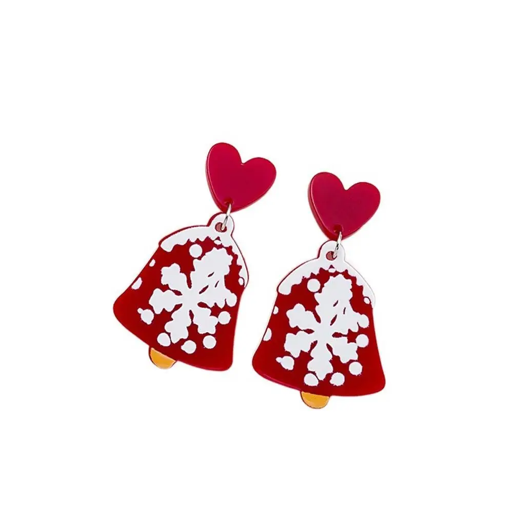 

Women Party Christmas Tree Snowman Drop Earrings Bells Christmas Earrings Christmas Ear Hook Christmas Gift Dangle Earring