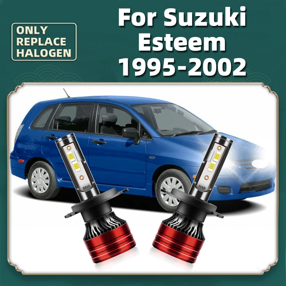 

2PC 16000LM 120W CSP Led Headlight Turbo H4 Car Vehicle Front Lamp 12V For Suzuki Esteem 1995 1996 1997 1998 1999 2000 2001 2002