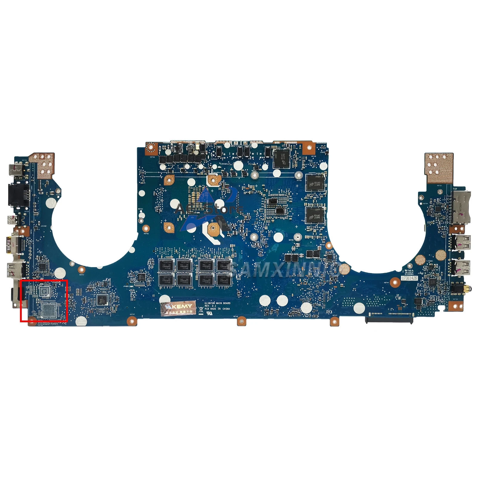 Placa base GL502VM Notebook S5VM, S5V, GL502VML, GL502VMK, GL502VMZ, GL502V, FX502VM, GL502, I5 o I7, 8GB-RAM