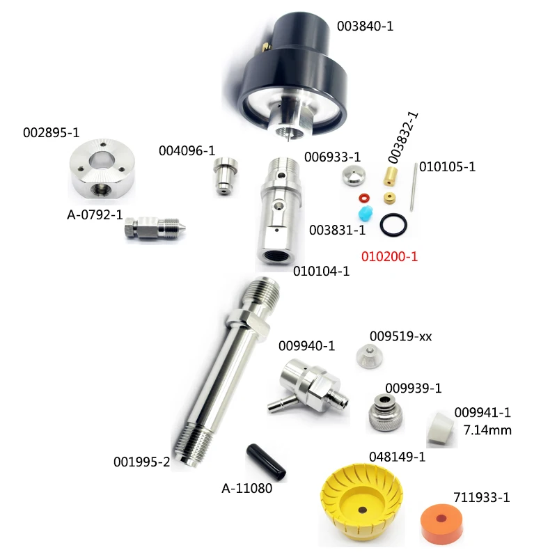 مجموعة رأس القطع Waterjet P3 009966-1 لقطع رأس قطع المياه النفاثة