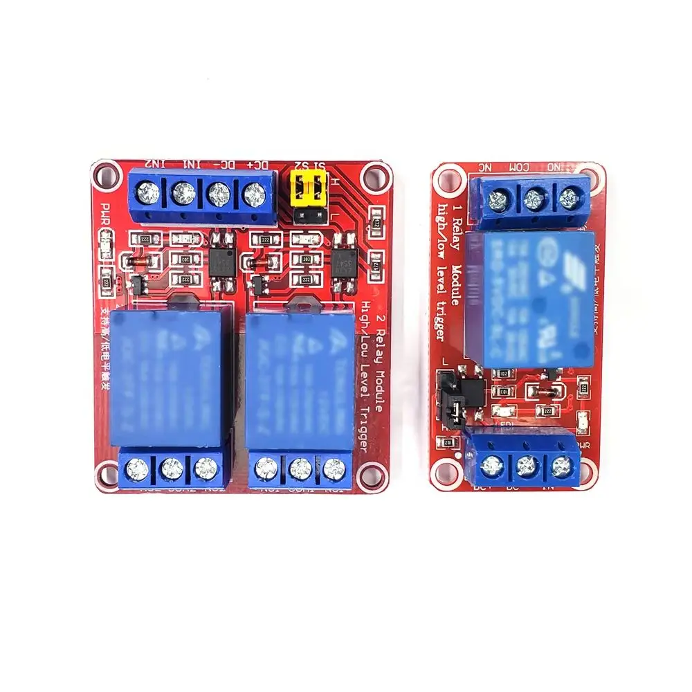 1 2 4 8 Channel Relay Module Board Shield Board Shield with Optocoupler for Low and High Level Trigger 5V 9V 12V 24V