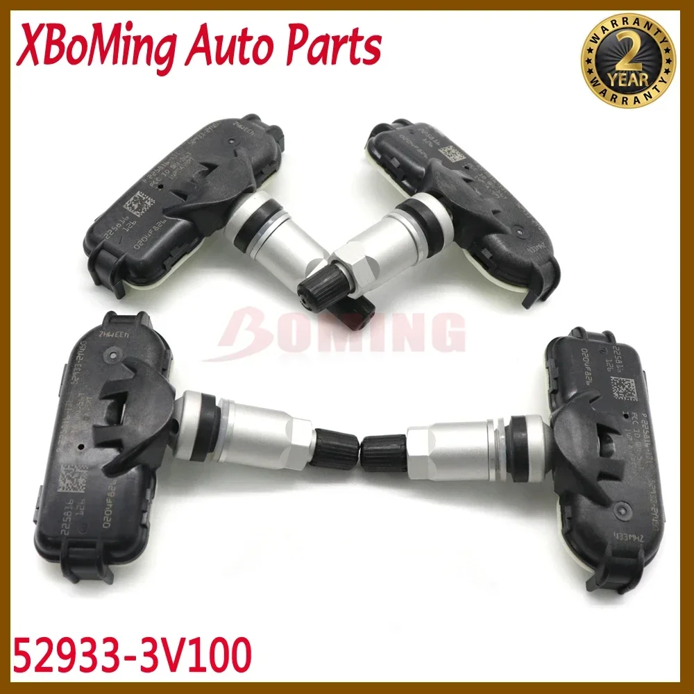 Sensor tpms de monitoramento de pressão dos pneus, 52933-2y450 52933-3v100 para 2013-2015 hyundai ix35 [lm] kia sportage 2015 433mhz