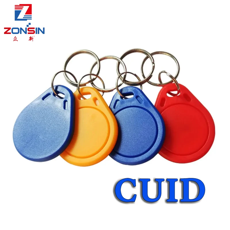 Zonsin Changeable Tag Keyfob GEN2 CUID Android App MCT Modify UID NFC 1K S50 13.56MHz Card Block 0 Writable HF 14443A 10Pcs