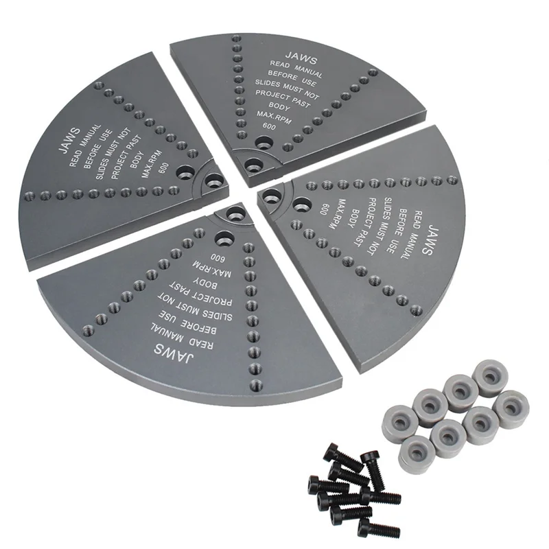 

Precision Wood Turning Lathe Chuck Bowl Woodworking Cart Rotary Wood Screw Clamping Jig Centrifugal Flat Jaw Bottom Repair Tools