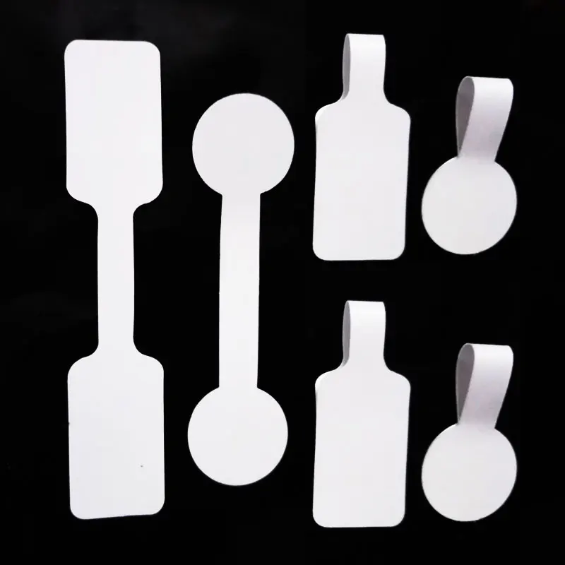 

50 шт., самоклеящиеся бирки для ювелирных изделий