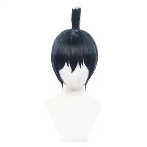 Hakawaka Aki Cosplay Peruk Motorsågsmannen Syntetisk Kort Rak Peruk Anime Coser Värmebeständig Fiber Högkvalitativ Peruk Halloween 10 best sales Aki cosplay motorsågsman - №10