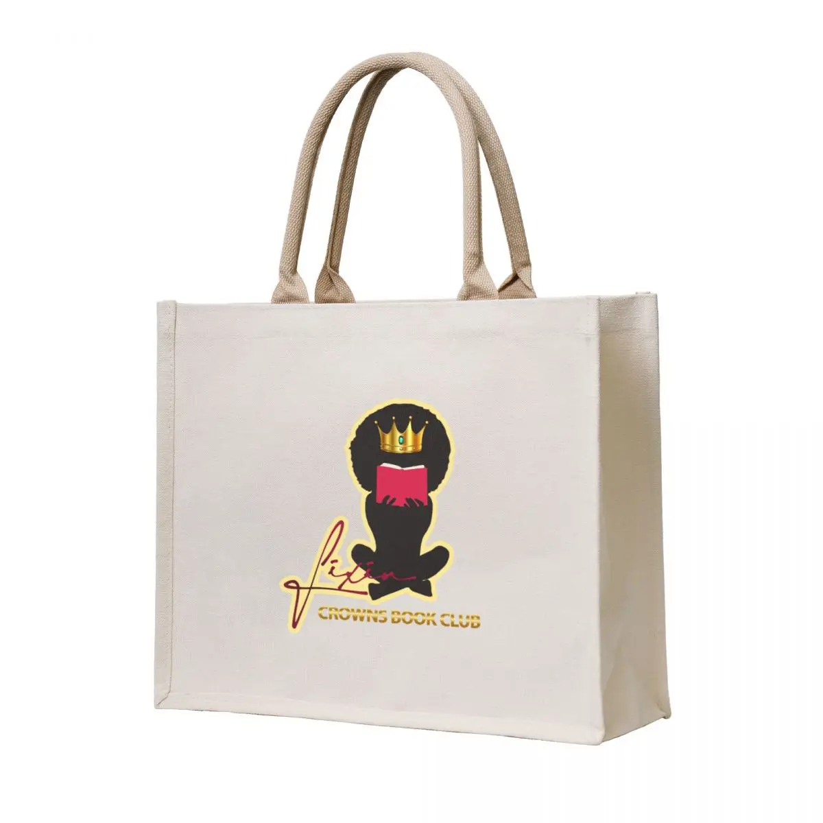 

Fixin' Crowns Book Club Tote Bag Gift bag tote bag university Woman shopper