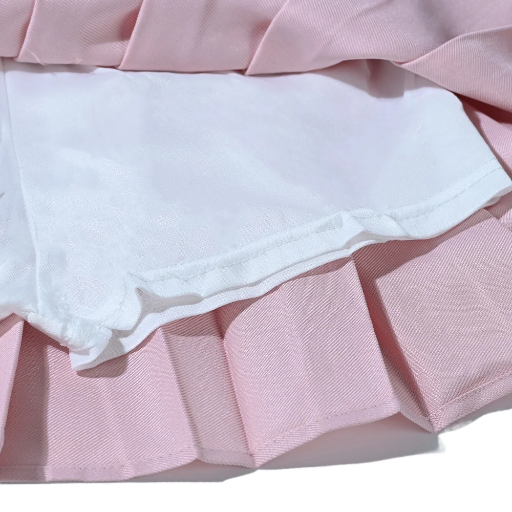 Sommer Mädchen Faltenrock Kinder Sommerrock Mädchen Miniröcke Vintage Faltenrock 3-13Y Junior Mädchen Geraffte Cullottes – Detail 4