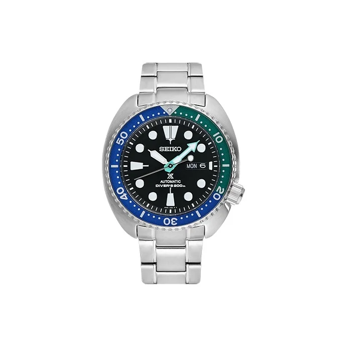 SEIKO Prospe Collection Mechanical Movement Stainless Steel Strap Watch Men's Watches Black Dial SRPJ35K1