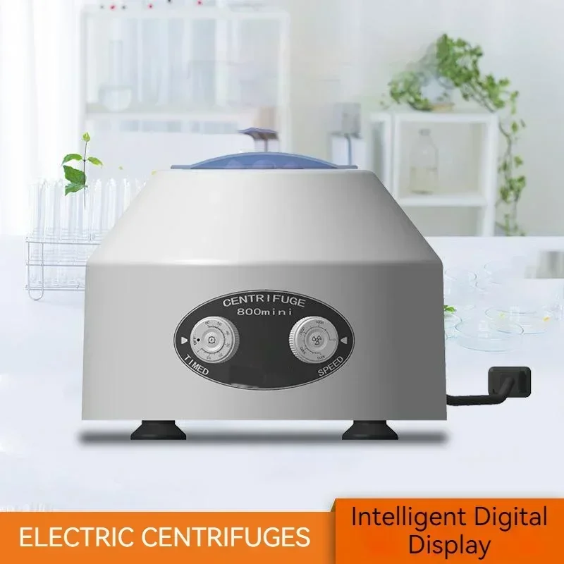 800MINI Electric Blood Centrifuge Prp Plasma Low-speed Centrifuge Machine Laboratory (220V/110V 15ML 4000rpm)
