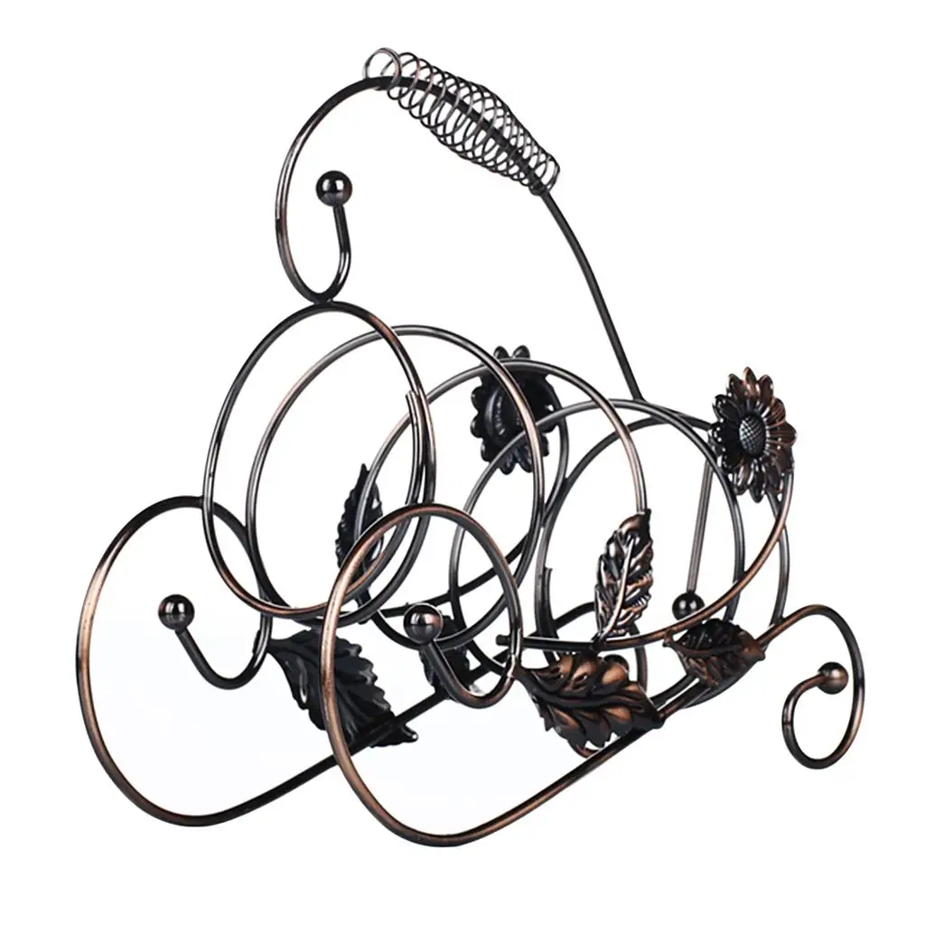 Bronze/Gold kreative Rack einzigartige Champagner Flaschen halter Küchen theke Esszimmer und Heim dekoration