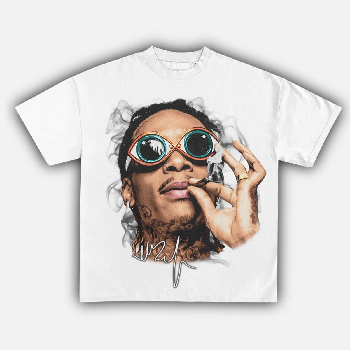 

Футболка WIZ KHALIFA OG GRAPHIC VINTAGE, футболка с принтом, летняя роскошная брендовая мужская и женская футболка в стиле хип-хоп с короткими рукавами