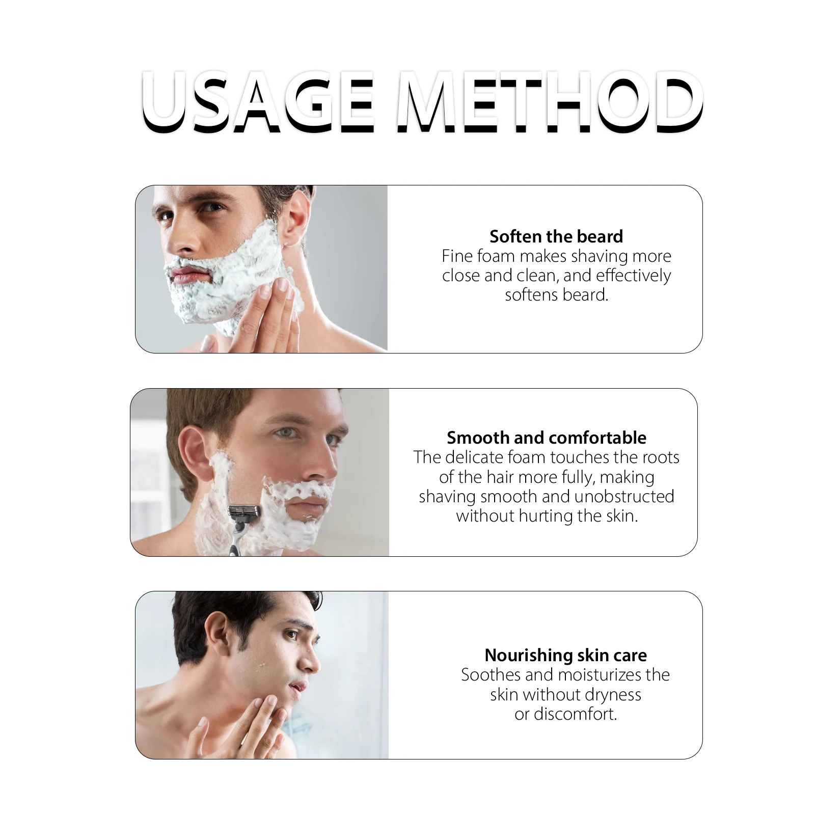 4 قطعة/المجموعة الرجال الحلاقة الصابون خشب الصندل رغوة غنية لطيف عميق نظيفة تليين لطيف منعش اليدوية العناية باللحية الصابون 80 جرام * 4 #5