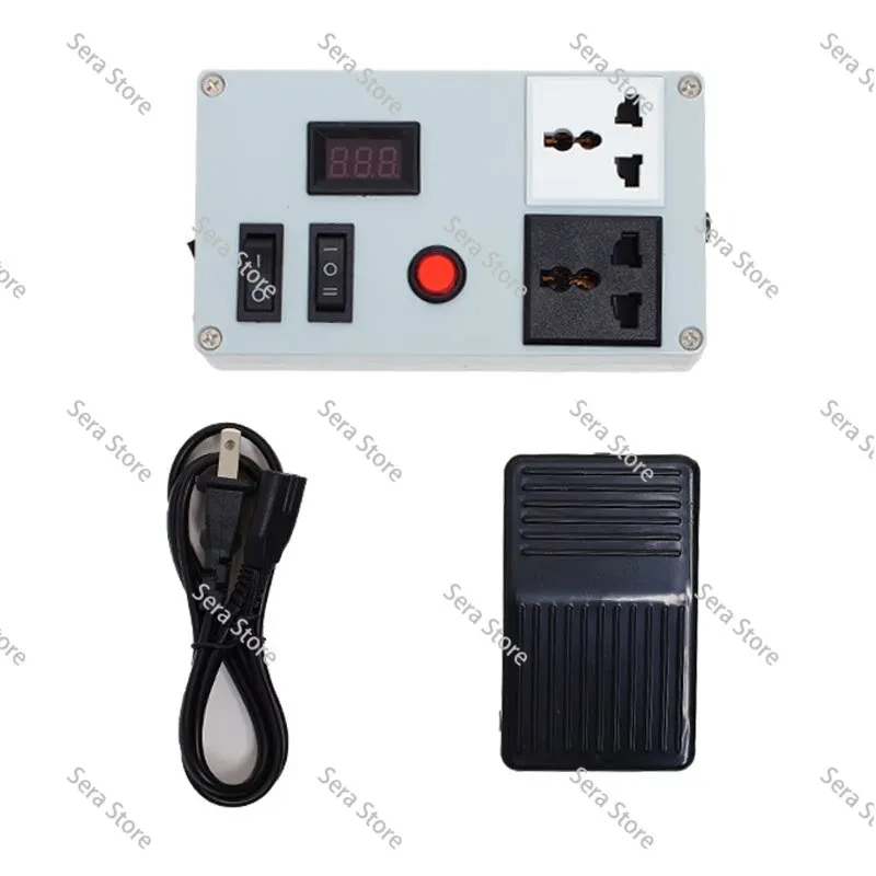 High Precision Darkroom Digital Enlarger Timer with Foot Switch Professional Photo Equipment