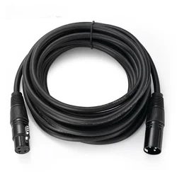 Kabel XLR męski do żeński/męski M/F OFC kabel Audio ekranowany dla mikser do mikrofonu kobiet F/F 1m 1.8m 3m 5m 10m 15m 20m