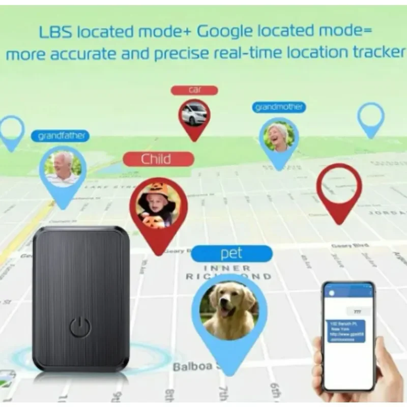 GF-08 Magnetic GPS Tracker ติดตามรถแบบเรียลไทม์ Anti-Theft ซิมการ์ดข้อความ Locator Mini GPS Tracker anti-Lost Locator