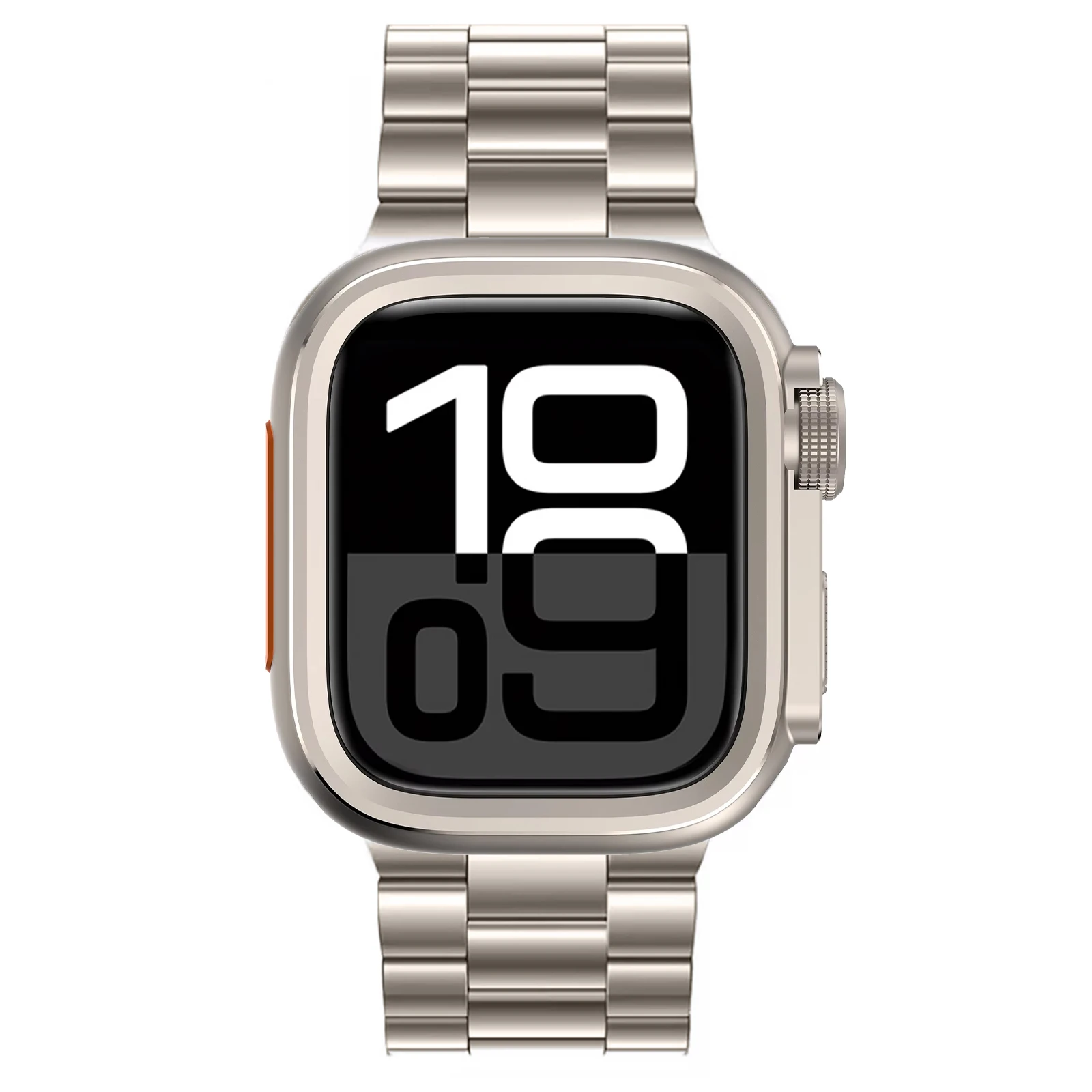 حافظة + حزام لساعة أبل الترا 2 1 49 مللي متر 46 مللي متر 45 مللي متر 44 مللي متر سوار معدني من الفولاذ المقاوم للصدأ لسلسلة IWatch 10 9 8 7 6 SE 5 4 #2