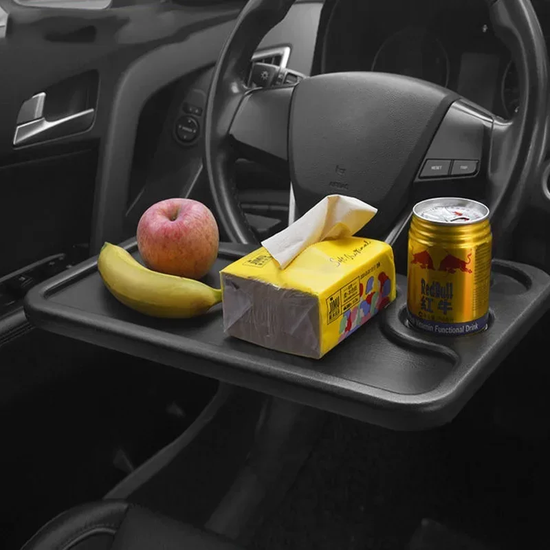 

Car Table Tray Steering Wheel Pallet Eat Work Cart Drink Food Coffee Good Holder Tray Laptop Computer Mount Stand Car Accesorrie