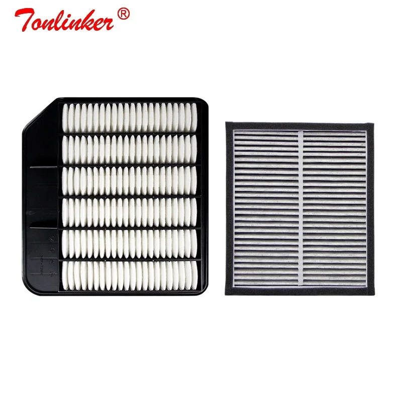 

Car Air Filter Cabin Filter 2Pcs Set For Nissan Patrol Y62 2010-2019 4.0L 5.6L 4WD SUV Model Filter OEM 16546-1LK0E 27277-EG01A