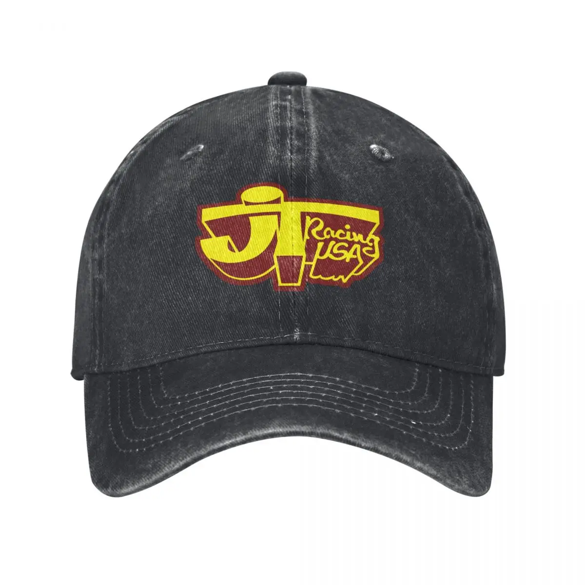 

JT Racing USA YELLOW/RED- Old School BMX Baseball Cap Luxury Hat Beach Outing fishing hat Golf Women Men's