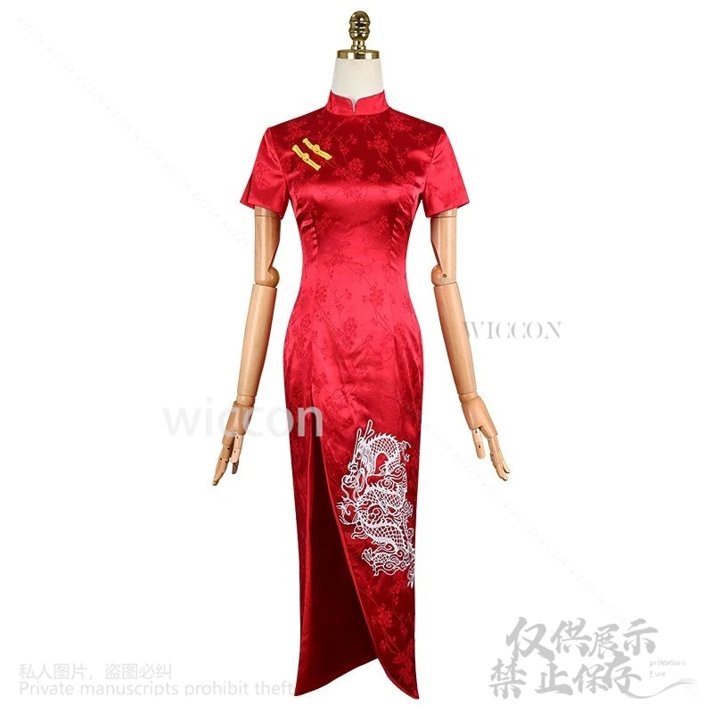 팬티 중국 드레스 코스프레 여름 웨딩 레이스 Qipao Cheongsam Anime 팬티 & 스타킹 Garterbelt 반팔 할로윈