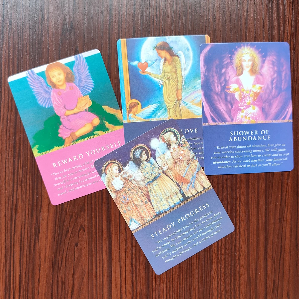 Daily Guidance from Your Angels Oracle Cards  for beginners as well as those experienced with divination cards