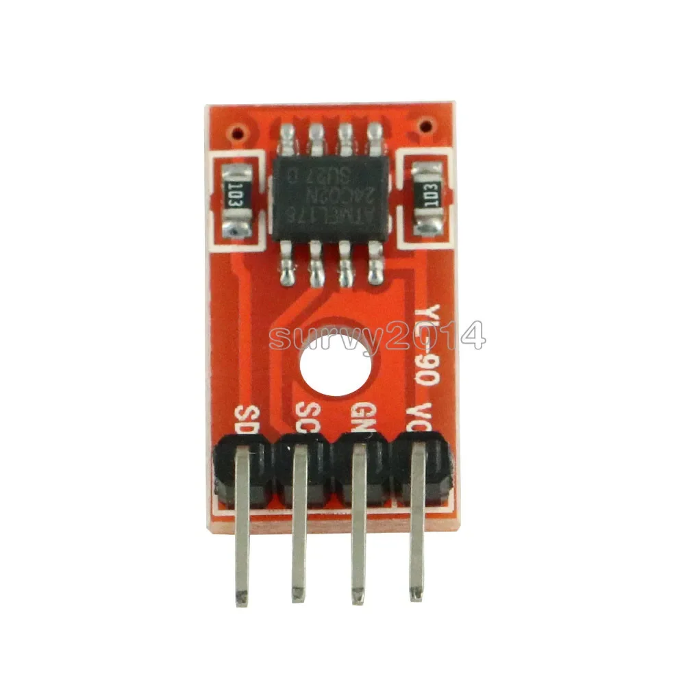 AT24C02 IIC/I2C Two-wire Serial Interface Port EEPROM Memory Module For DIY 3.3-5V Bidirectional Data Transfer Protocol