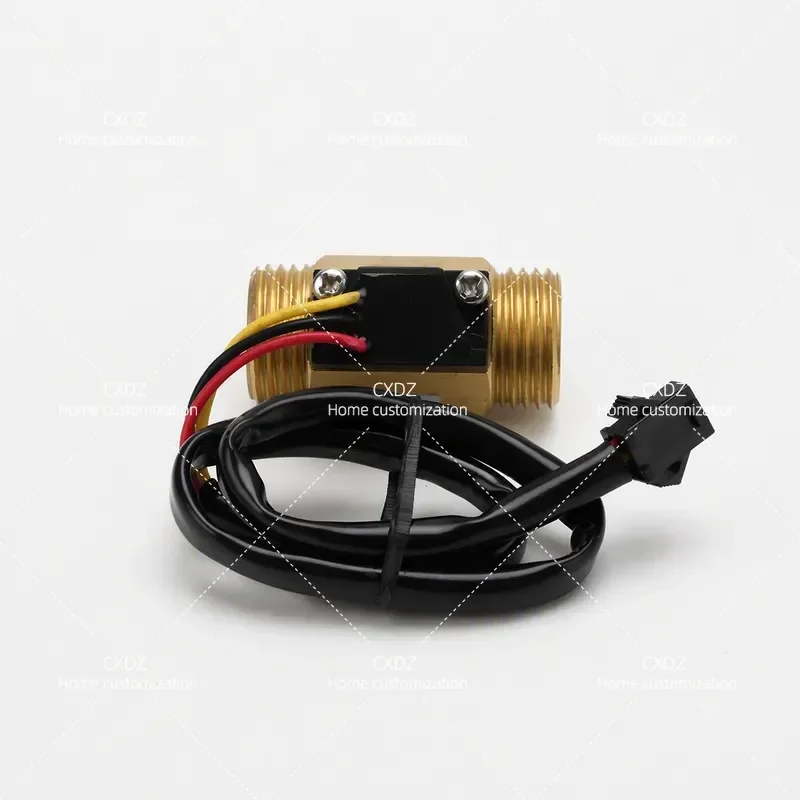 1 Inch Circulating Water System Flow Sensor High Temperature 4 Point Copper 6 Point Hall Pulse Turbine Flowmeter Instant Type