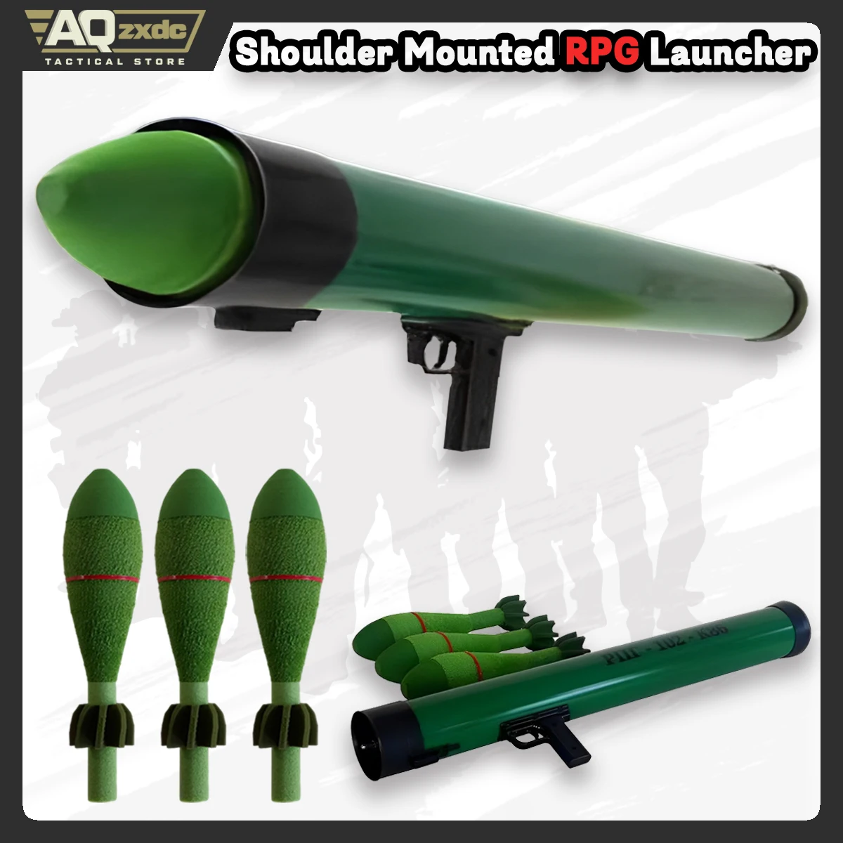 ИГРУШКА ракетной установки для страйкбола, ролевой игры на плечах, может огонь на сверхдальным расстоянием, безвозрастная базука для тактической военной игры CS