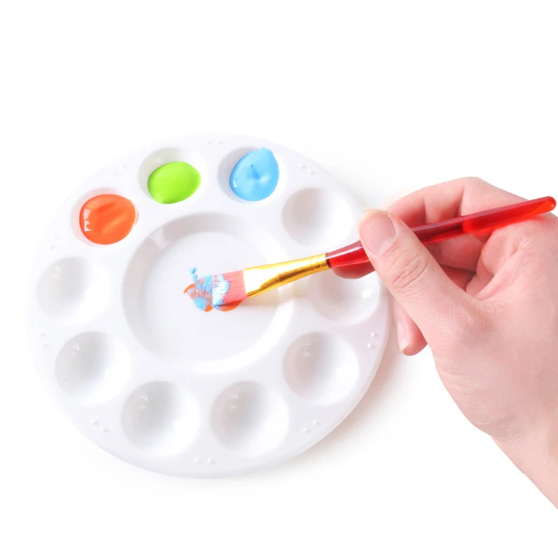 ●Palette 10 Grid Art Paint Tray Artist Watercolor Plastic Mixing Palette Supplies