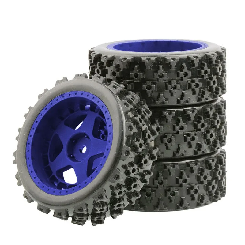 

RC Model car 1/10 flat running road racing tire strong grip and wear-resistant 70MM nylon hub For WLtoys 144001 144002 MJX 1620