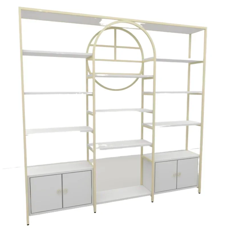 Display Cabinet Cosmetics Display Cabinet High End Atmospheric Nail and Makeup Shelf Products