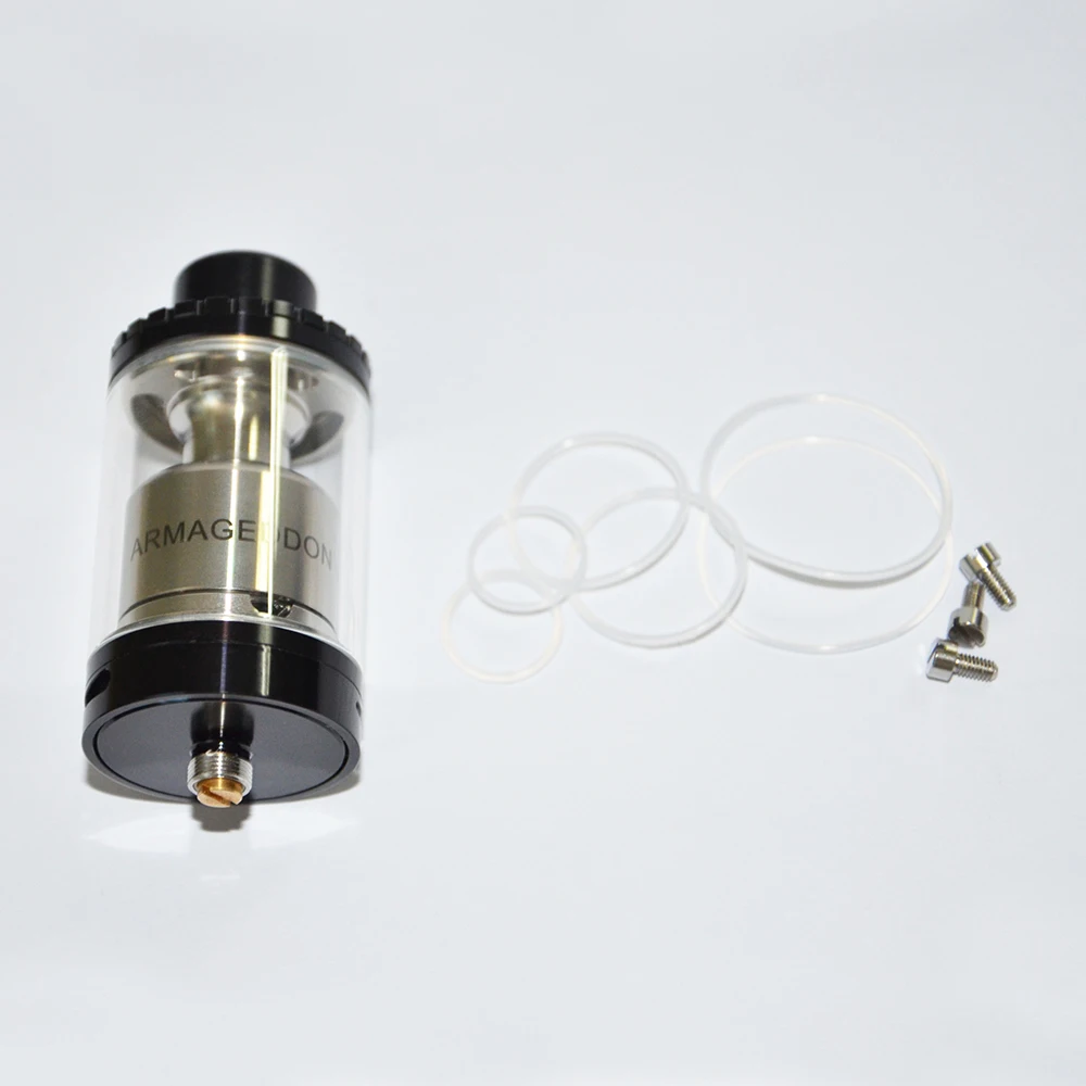 Ohmec RTA Tank 10 ml Zerstäuber 30 mm 316SS Top Filling Single Dual Coil Unterstützung einstellbarer Luftstrom