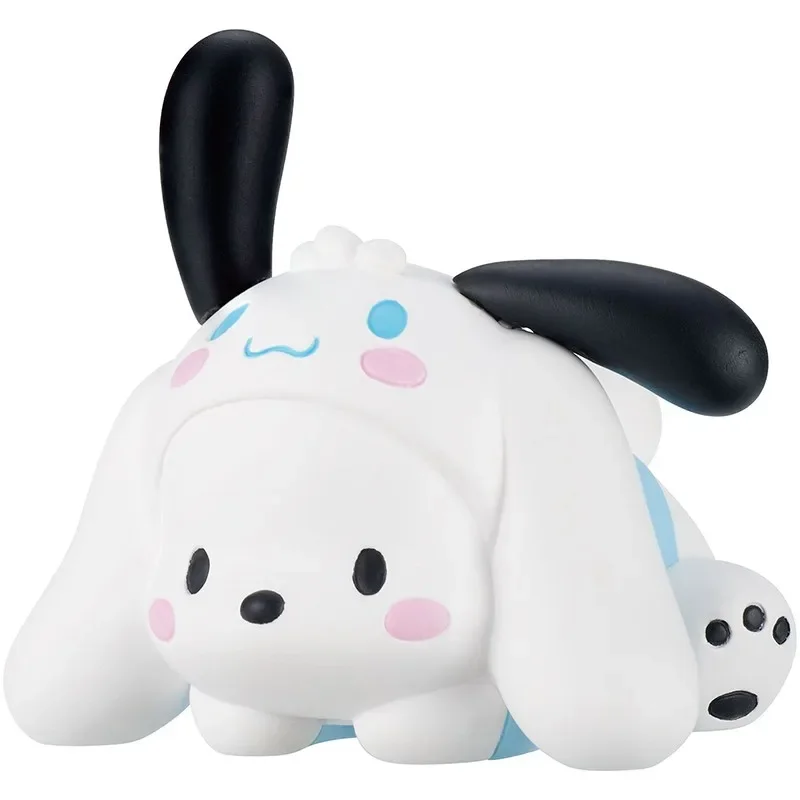 Figura de Ação Kawaii Sanrio Cinnamoroll, Pochacco Kuromi Pom Pom Purin Olá Kitty Anime Figura Brinquedos, Boneca Modelo, Meus Presentes Melody